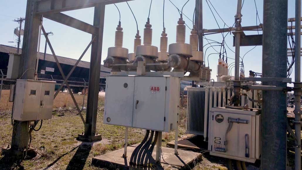Substation switchgear & transformer, Industrial site, GA