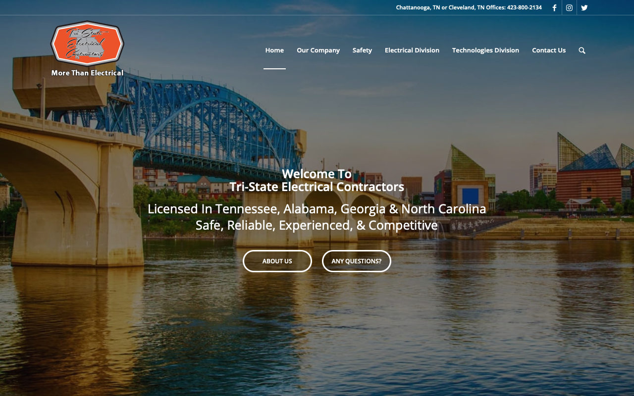 Current Tri-State Electrical website
